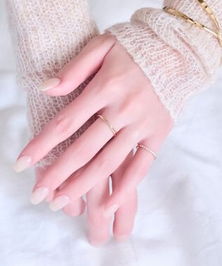 Phoebe 2setラインビジューリング ゴールド