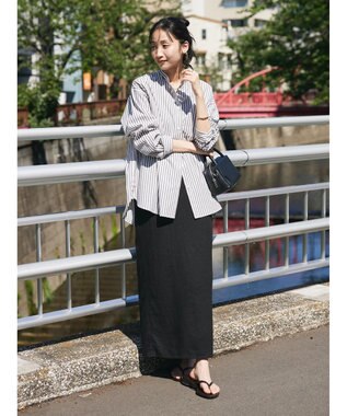 CRAFT STANDARD BOUTIQUE 【キナリノ別注】リネンレーヨンスカート Black