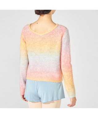 Chacott ニットトップ レインボーグラデーション