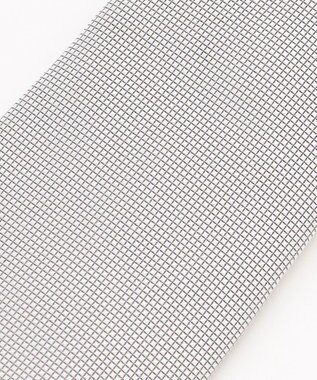 J.PRESS MEN 【FOMARL COLLECTION】マイクロチェック フォーマルネクタイ アイボリー系