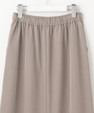 自由区 L 【洗える】ソフトレーヨンツイル スカート モカ