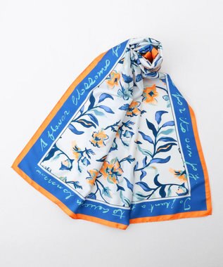 ANY フラワーモチーフスカーフ