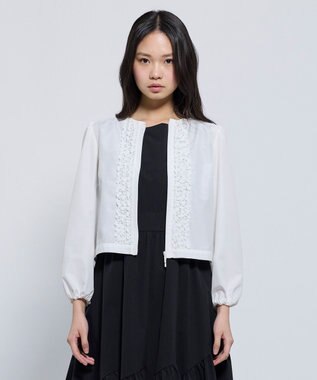 TOCCA SWEET FRILL JACKET ジャケット ホワイト系