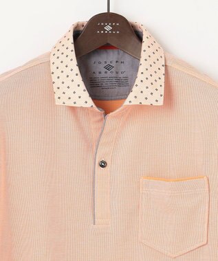 JOSEPH ABBOUD 【キングサイズ・ギフトでも人気！オーガニックコットン使用・消臭などの高機能】ダディ ポロシャツ ライトオレンジ系
