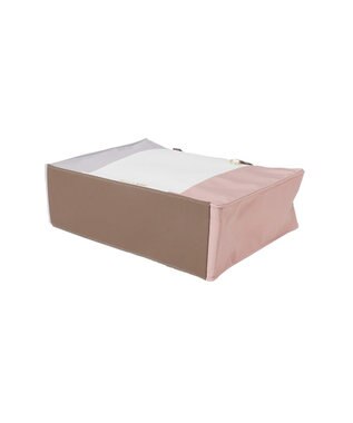 Maison de FLEUR トリコロールスクエアトートバッグ Multi