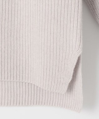 自由区 L 【洗える】ウールカシミヤ ハイネックニット (検索番号:JL27) アイボリー系