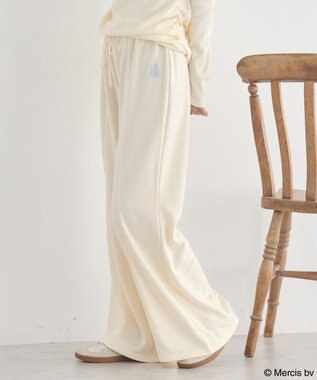 earth music&ecology 【予約】miffy/earth 刺繍スウェットパンツ