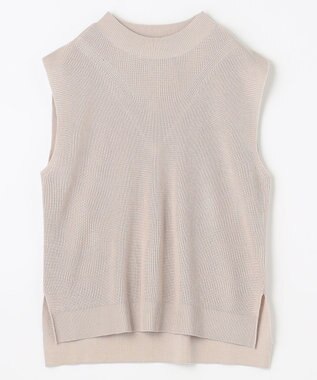 ANY 【セットアイテム】ニットベスト×ワンピース SET ベージュ×ベージュドット