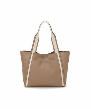 TOPKAPI 【TREASURE TOPKAPI】ソフトシュリンク テープハンドル A4 トート バッグ グレージュ