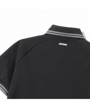 ZERO HALLIBURTON 【吸水速乾・UVケア】 ダブルラインベーシック鹿の子ポロシャツ ZHG-W5S4a 82977 ブラック