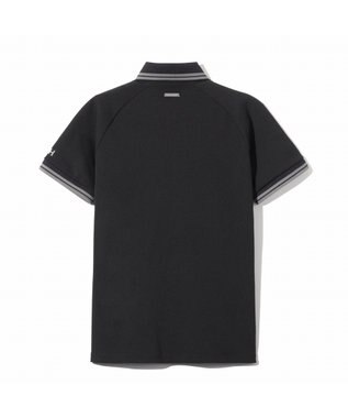 ZERO HALLIBURTON 【吸水速乾・UVケア】 ダブルラインベーシック鹿の子ポロシャツ ZHG-W5S4a 82977 ブラック