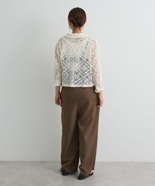 CRAFT STANDARD BOUTIQUE クロシェレースカーディガン Ivory