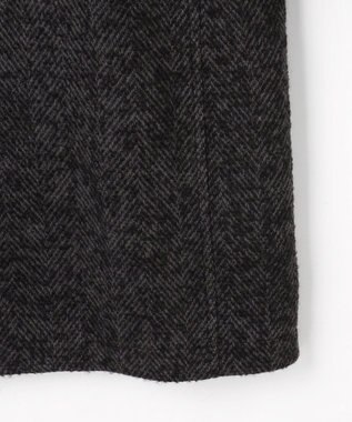 JOSEPH ABBOUD 【キングサイズ・尾州産カシミヤブレンド×アルパカ混素材】カシミヤブレンドアルパカヘリンボン チェスターコート グレー系7