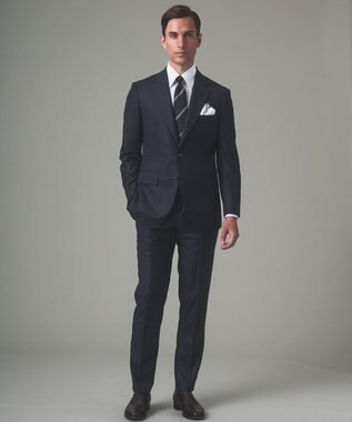 GOTAIRIKU 【形態安定/コンバーチブルカフス仕様】PREMIUMPLEATS_レギュラーカラー 通年ドレスシャツ ホワイト系