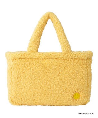 MOONBAT Care Bears(ケアベア) ボアバッグ B4サイズ 手洗い可能 ファイファー ライトイエロー