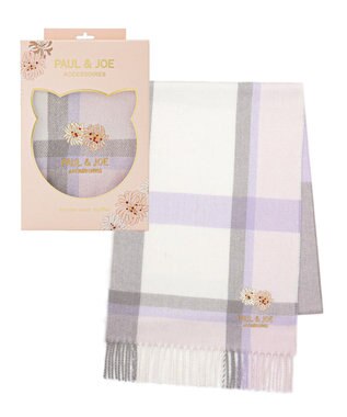 MOONBAT 【FUDGE11月号掲載】PAUL & JOE ACCESSOIRES クリザンテーム刺繍ムースタッチマフラー（パッケージ入り）