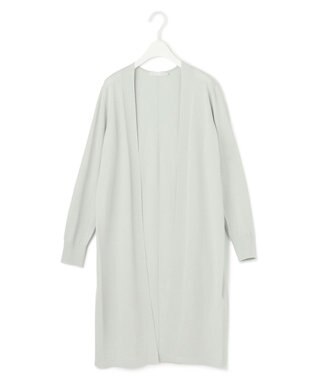 ICB 【WEB限定カラーあり・接触冷感・UVケア・洗える】 シンセティックハイゲージ ロングカーディガン アイスグレー系