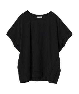 Green Parks フレンチスリーブ脇ドッキングカットプルオーバー Black