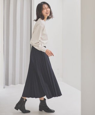 ANY 【UVケア】ビューティベーシックロングＴシャツ オイスター