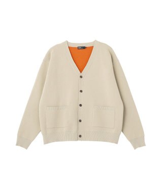 CRAFT STANDARD BOUTIQUE ウォッシャブルVネックカーディガン Beige