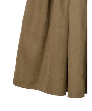 Green Parks ■ＥＳＣＡＲ　フリルキャミティアードワンピース Gray Beige