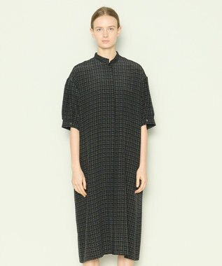 JOSEPH 【洗える】アクロスプリント　ドレス Black