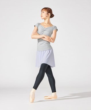 Chacott スカート付レギンス ヒヤシンス