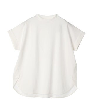 Green Parks 汗染み防止プチハイネックプルオーバー Off White