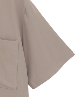 AMERICAN HOLIC ミリタリーWポケットスキッパーシャツ Khaki