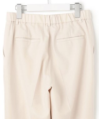 23区 【CLASSY.1月号掲載】ウールミルドストレッチ テーパードパンツ アイボリー