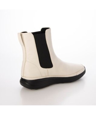 MODE ET JACOMO <D'ICI>サイドゴアショートブーツ アイボリー