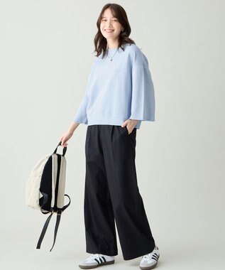 ANY ピグメントロゴスウェット ライトブルー