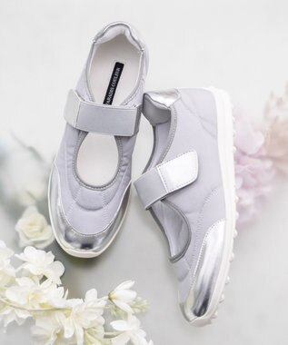 Bridget Birkin 【PARADIS COULEUR】ロープロファイルメリージェーンスニーカー グレーコンビ