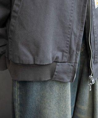 WEGO ワーカーズフードブルゾン ブラック中濃色