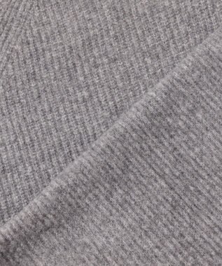 UNFILO 【洗える】ふわふわニット 2WAYクルーカーディガン グレー