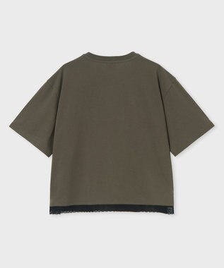Paul Smith ロゴレース 半袖Tシャツ カーキ