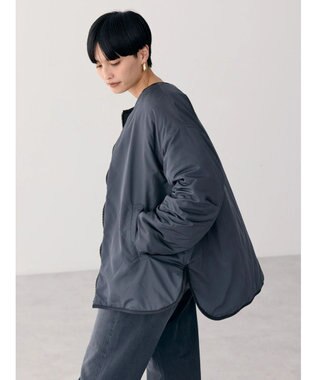 AMERICAN HOLIC 軽ポカリバーシブルキルティングコート Black