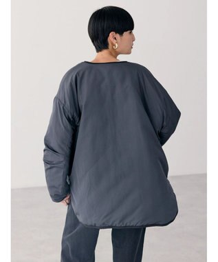 AMERICAN HOLIC 軽ポカリバーシブルキルティングコート Black