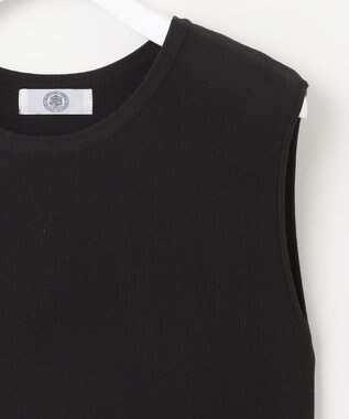 J.PRESS LADIES L 【洗える】ニット タンクトップ ブラック系