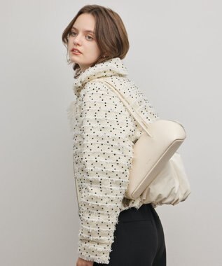 GRACE CONTINENTAL ADD CULUMN BOSTOVN BAG ホワイト