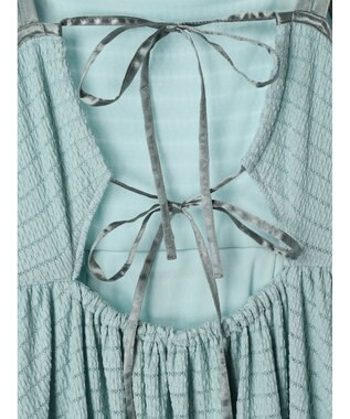 earth music&ecology 表面感肩リボンキャミワンピース Mint