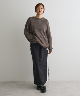 CRAFT STANDARD BOUTIQUE シアーモヘヤライクニットプルオーバー Dark Gray