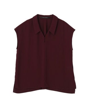 YECCA VECCA 2wayスカーフ付きブラウス Burgundy