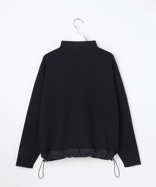 自由区 【SHIHOさん着用】スムージードローコード ニット ブラック