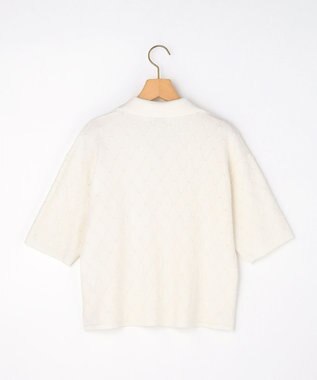 組曲 L 【先行予約・WEB限定】ポップコーンアーガイルスキッパー ニット ホワイト系