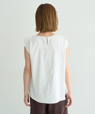 YECCA VECCA ドレープブラウス Off White