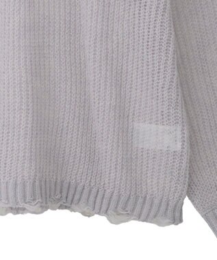 CRAFT STANDARD BOUTIQUE シアーモヘヤライクニットプルオーバー Light Purple