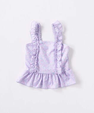 OP／FILA 【marie claire ENFANTS】フリルセパレート水着 パープル
