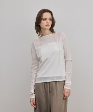 GRACE CONTINENTAL シアーレイヤードカットトップ