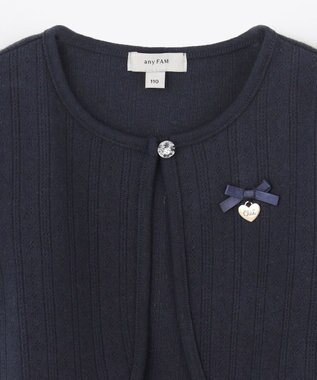 ANY KIDS 半袖 ボレロ ネイビー